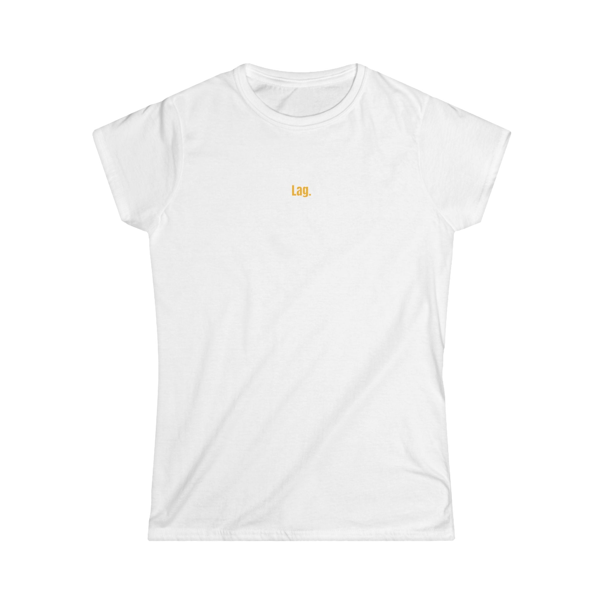Minimal Gold 'LAW' Women's Tee — Simple Legal Advocate Graphic Shirt