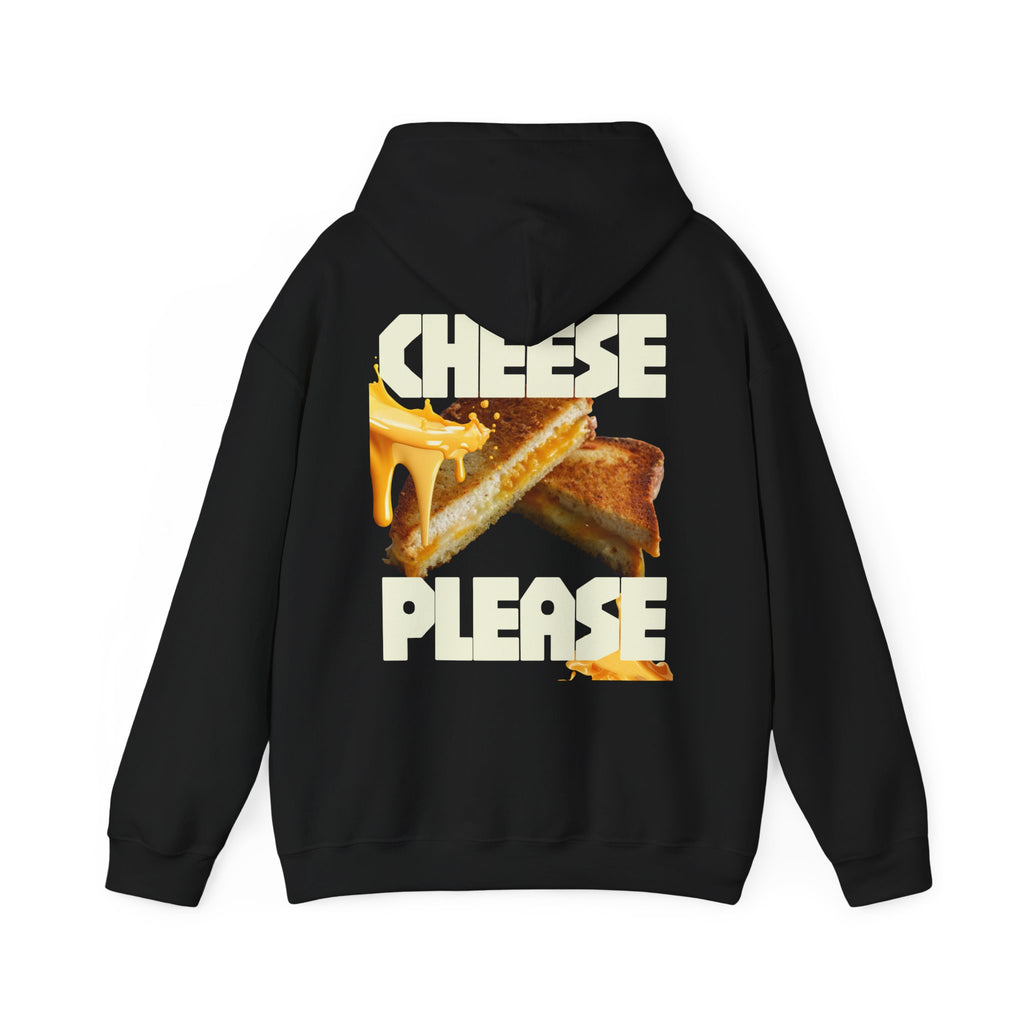 Grilled Cheese Hoodie - "Cheese Please" Graphic Pullover
