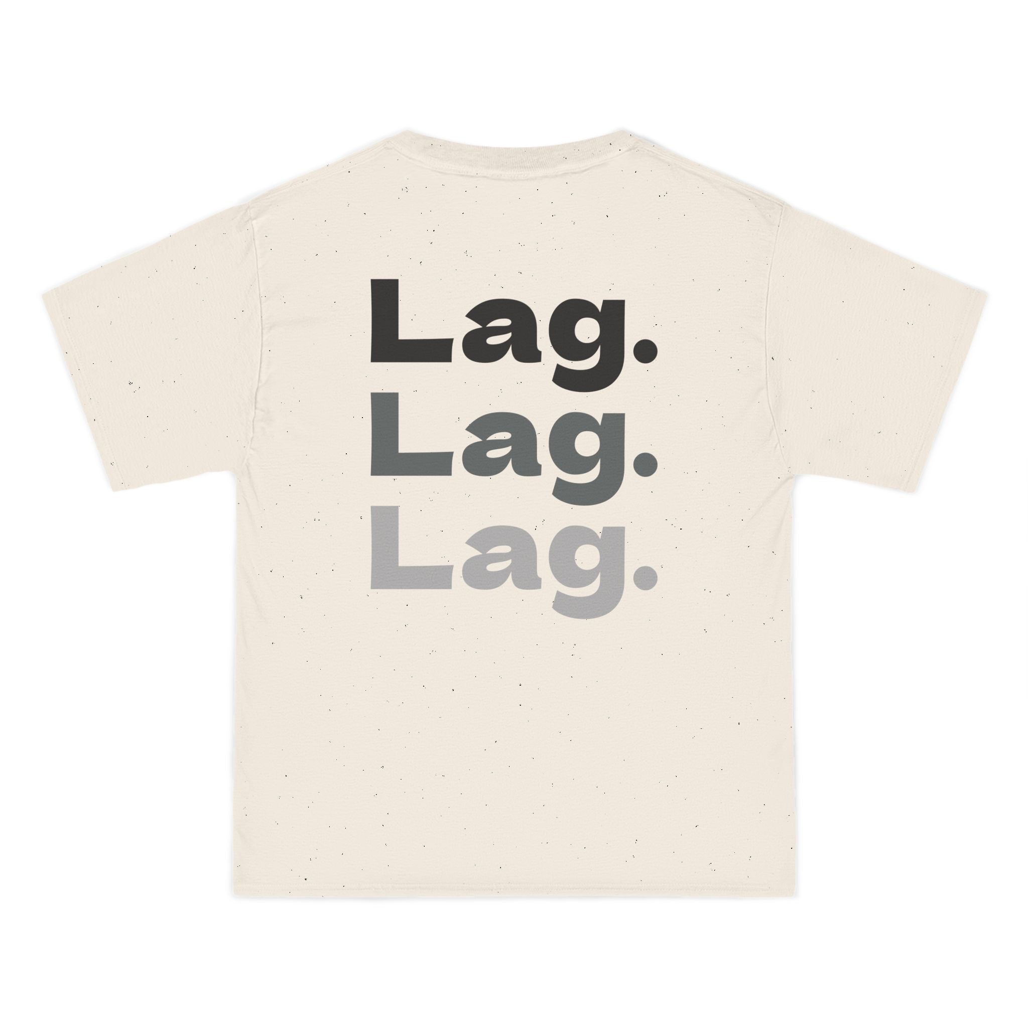 Lag. Lag. Lag. Graphic T-Shirt — Retro Gamer & Work-from-Home Humour Tee