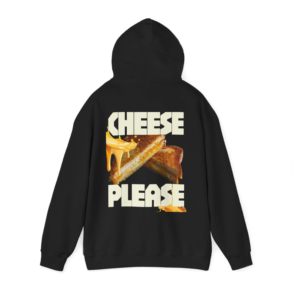 Grilled Cheese Hoodie - "Cheese Please" Graphic Pullover